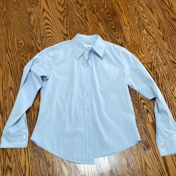 Gap Baby Blue Dress shirt with stretch (Lycra spandex.) - Picture 1 of 6